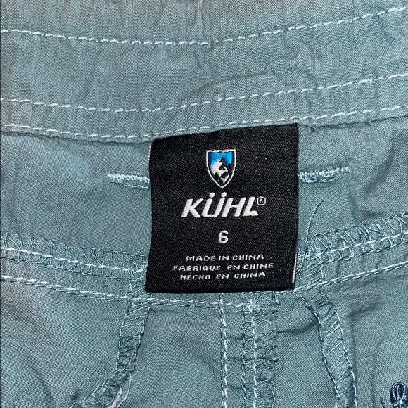 Kuhn size 6 Women's Blue-Gray Shorts - Picture 4 of 7